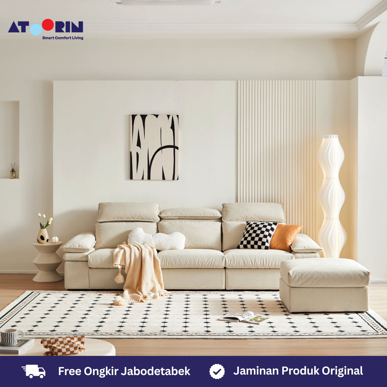 Ilse Three Seater Sofa with Chaisse